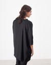 Unbalanced Cardigan in Black