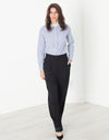 Longsleeve Blouse in Blue Stripe