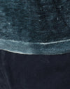 Melange T-Shirt in Navy/Black