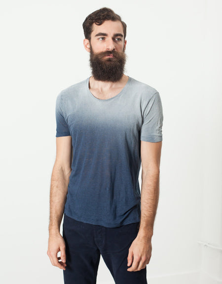 Overprint T-Shirt in Navy