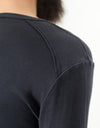 Cotton Henley in Blue Grey