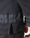 Cotton Henley in Blue Grey