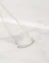 Bracelet 85 in Grey Silk/Silver