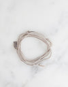 Bracelet 85 in Grey Silk/Silver