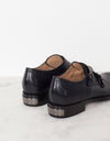 Buckle Shoe in Navy