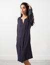 Long Sleeve Silk Dress