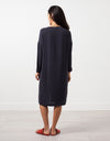 Long Sleeve Silk Dress