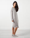 Long Sleeve Silk Dress