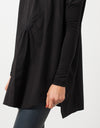 Oversized Bibbed Blouse