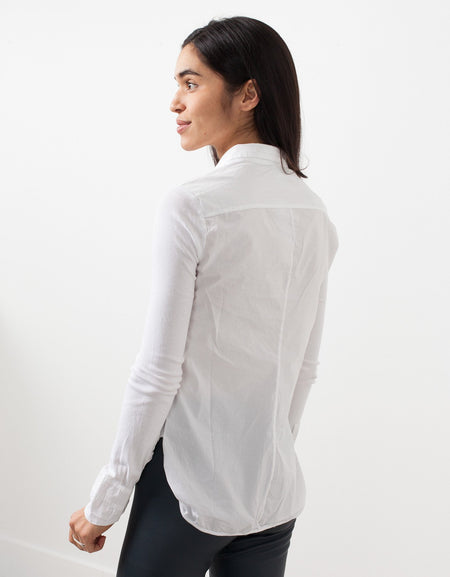 Soft Sleeve Button Up