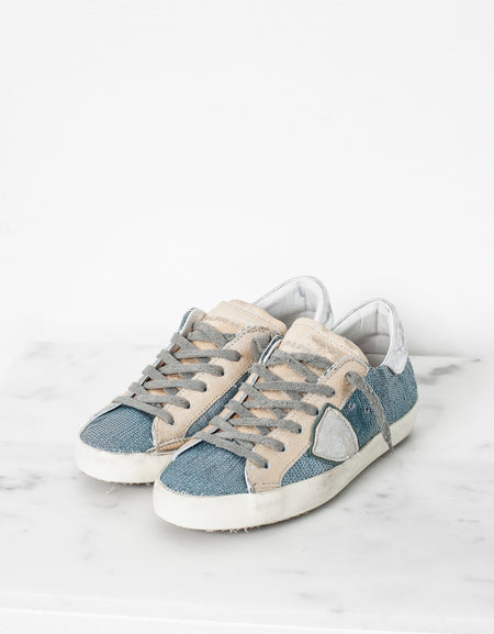 Metallic Sequin Low Top Sneaker