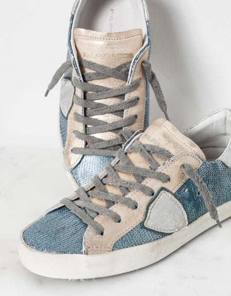 Metallic Sequin Low Top Sneaker