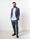 Mandarin Collar Formal Shirt