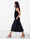 Curved Stripe Knit Tank
