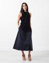 Curved Stripe Knit Tank