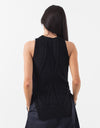 Curved Stripe Knit Tank
