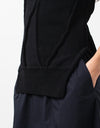 Curved Stripe Knit Tank