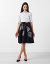 Short Silk Skirt