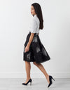 Short Silk Skirt