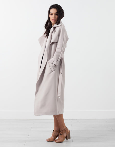 Orietta Coat in Tan