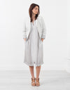 Long Sleeve Silk Dress