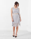 Chiffon Draped Dress
