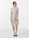 Chiffon Draped Dress