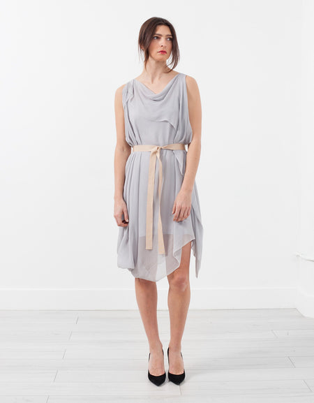 Chiffon Draped Dress