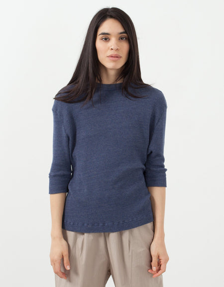 Melange Waffle Top