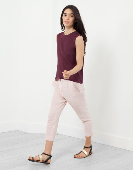 Silk Drop Crotch Pant