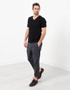 Flat Front Cuffed Trouser