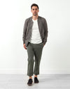 Flat Front Cuffed Trouser