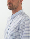 Mandarin Collar Formal Shirt