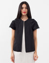 Sleeveless Cape Jacket