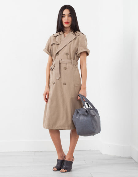 Rolled Sleeve Trenchcoat