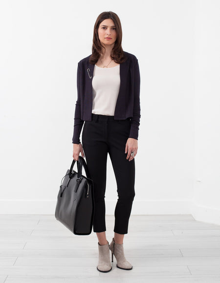 Cropped Shawl Cardigan