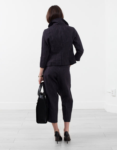 Pinstripe Blazer