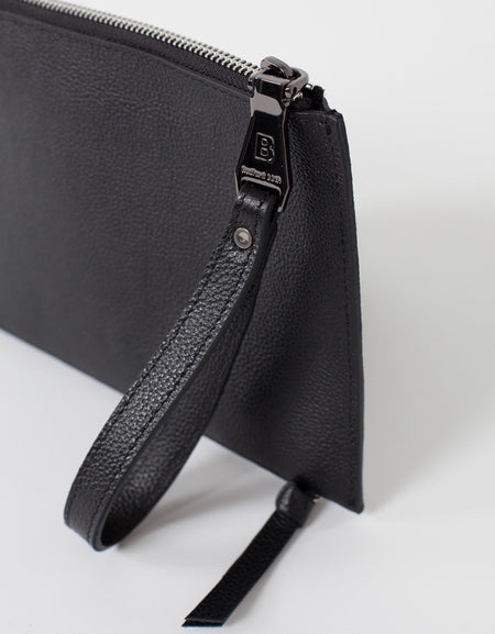 Double Zip Clutch