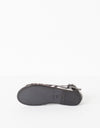 Wrap Sandal in Black/Steel