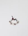Garnet Bracelet in Frothy Pearl