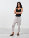 Silk Drop Crotch Pant