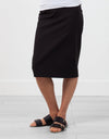 Long Pencil Skirt in Black