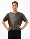Auralias Leather Top
