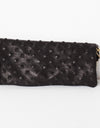 Roxanne Leather Clutch in Black