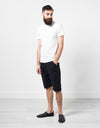 Comfort Tee in White Wool Blend