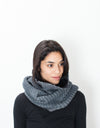 Knit Neck Warmer in Grey
