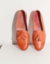 Leather Loafer in Rose