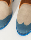 Wingtip Loafer in Blue