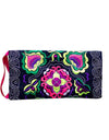 Women Ethnic Handmade Embroidered Wristlet Clutch Bag Vintage Purse Wallet