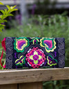 Women Ethnic Handmade Embroidered Wristlet Clutch Bag Vintage Purse Wallet